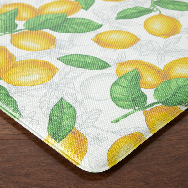Martha Stewart Bloomfield Lots Of Lemons AntiFatigue Kitchen Mat